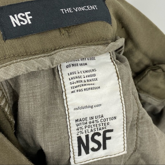NSF The Vincent Green Cargo Pants size 27 pockets - Picture 7 of 11